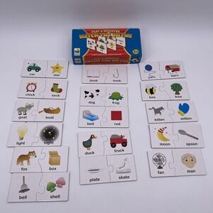 Learning Journey Play and Discover Match the Rhyme Self Correcting Puzzle Pairs